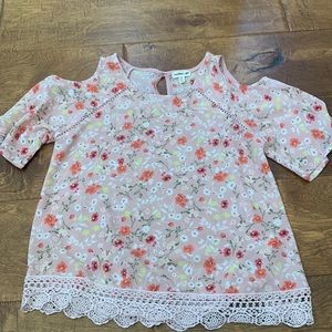 Girls size 12 Flower Lace top